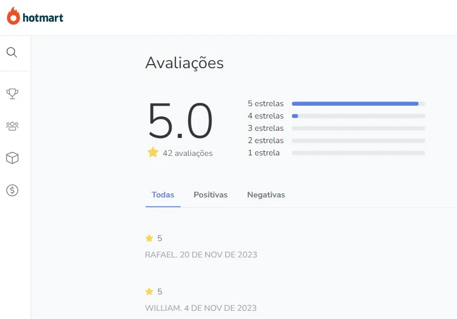 Resultado da pesquisa de satisfação