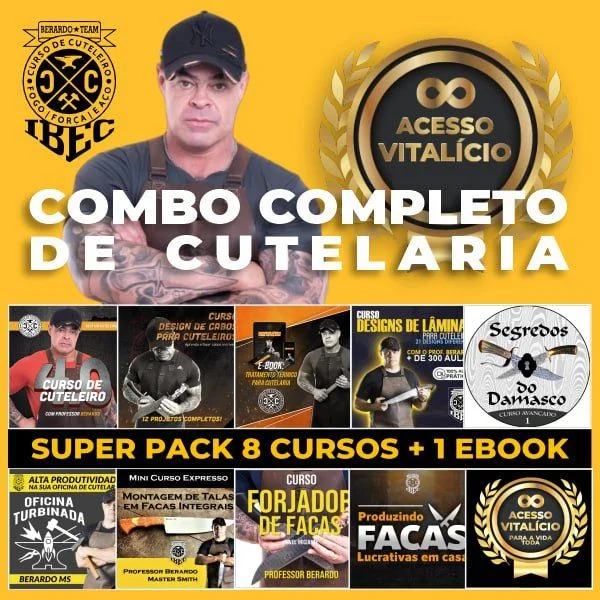 Combo Cutelaria Professor Berardo Professor Berardo